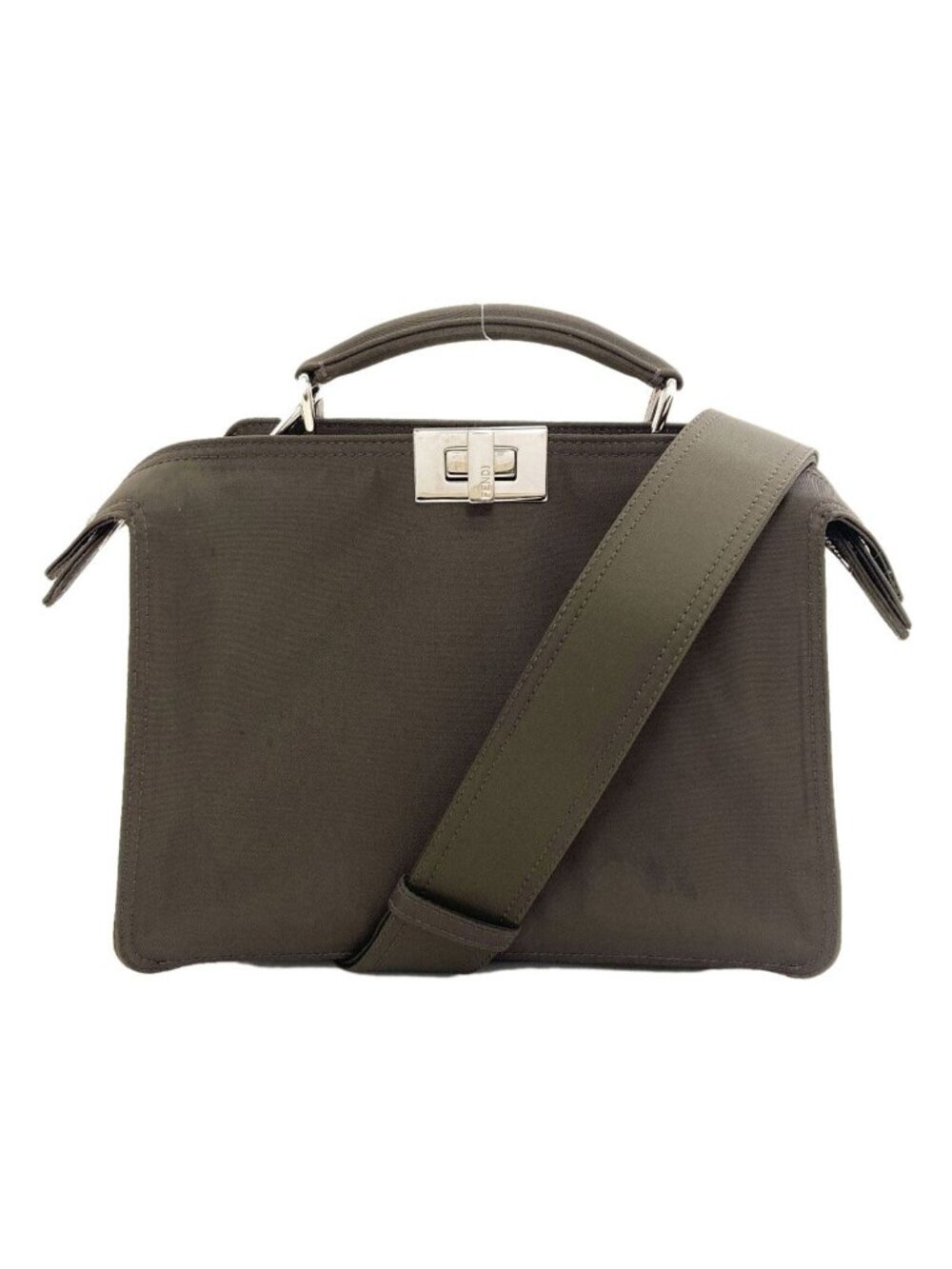 Fendi Peekaboo ISeeU 2-Way Handbag Nylon